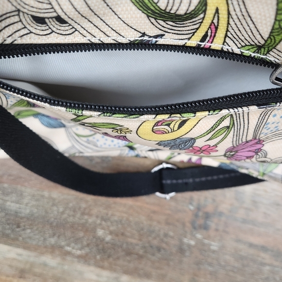 Sak Roots White Peace Dove Coated Canvas Purse - Picture 7 of 12